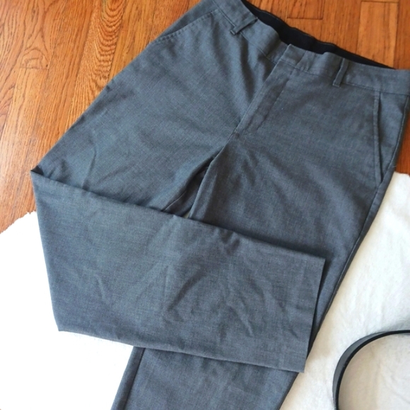 Van Heusen • Boy's Husky Classic Gray Trouser Dress Suit Pants - Picture 16 of 16